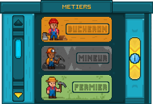 ⛏ Les Métiers